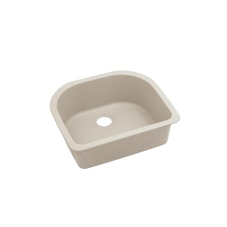 Elkay Quartz Classic 25 X 22 X 8-1/2 Single Bowl Undermount Sink Putty ELGSU2522PT0